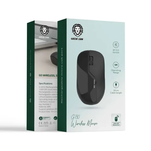موس بی سیم  Green Lion G730 WIRELESS MOUSE
