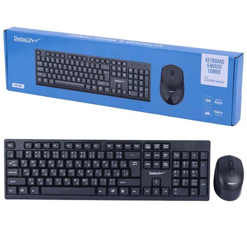 کیبورد و ماوس بی سیم دیتالایف مدل KM-W01