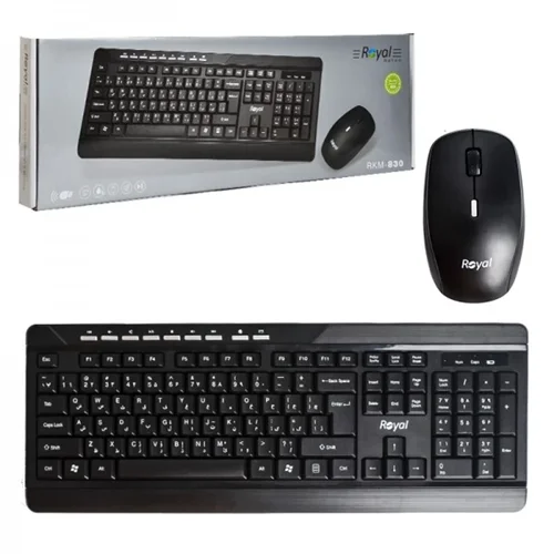 ست کیبورد و موس بی‌سیم رویال مدل R-KM830