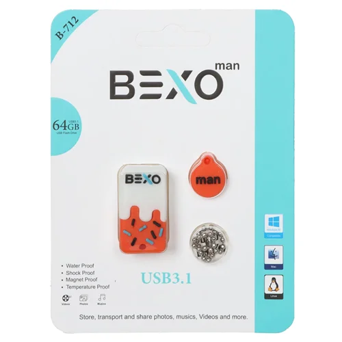 فلش BEXO B-712 USB3.1 Flash Memory-64GB
